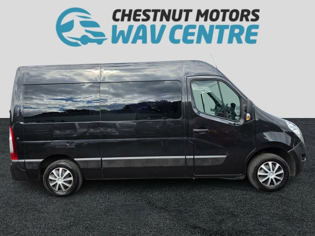 Renault Master Wav Wheelchair Access Vehicle 6 Seats Mwb L2h Black #2