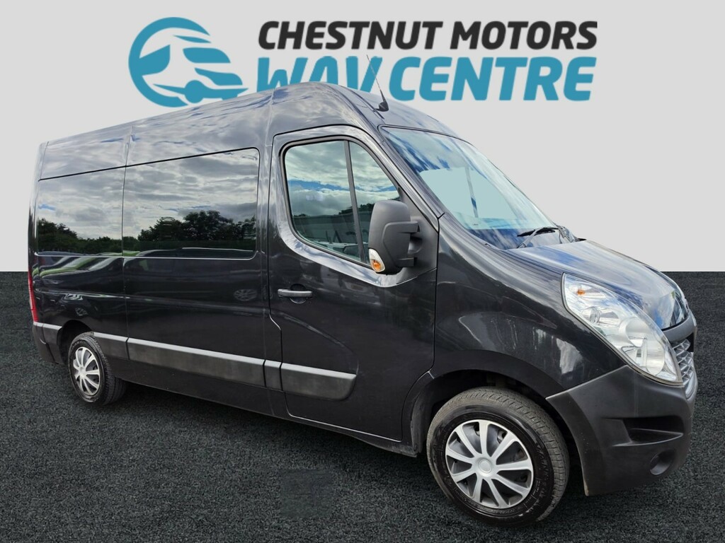 Renault Master Wav Wheelchair Access Vehicle 6 Seats Mwb L2h Black