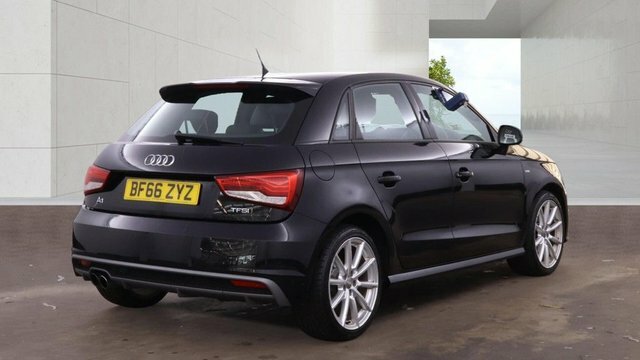 Audi A1 2017 1.4 Tfsi S Line Sportback E BF66ZYZ Black #3