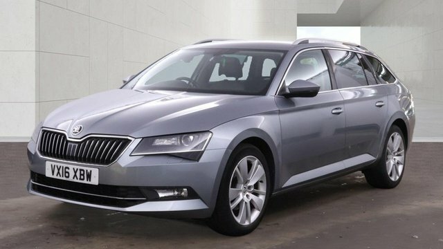 Skoda Superb 2016 2.0 Tdi Se L Executive Estate Manu Grey