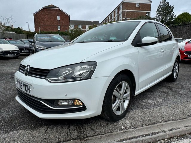 Volkswagen Polo 2016 1.2 Tsi Bluemotion Tech Match Hatchback P YY16YCH White #2