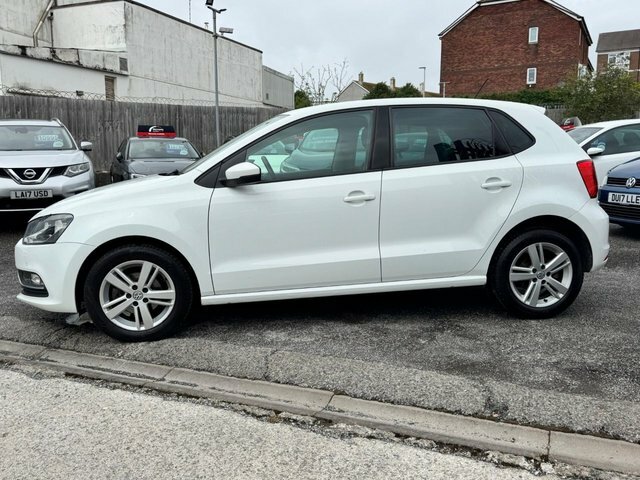 Volkswagen Polo 2016 1.2 Tsi Bluemotion Tech Match Hatchback P YY16YCH White #4