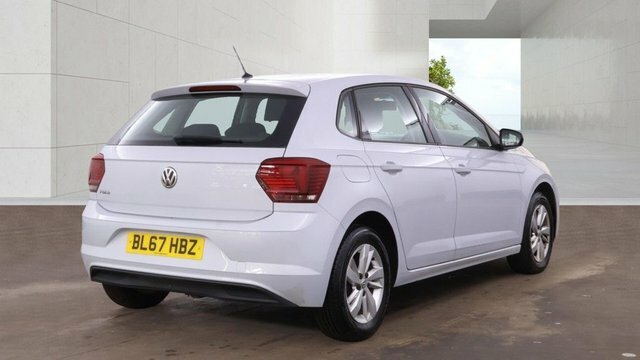 Volkswagen Polo 2018 1.0 Tsi Se Hatchback Euro 6 BL67HBZ Silver #5