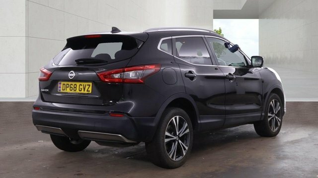 Nissan Qashqai 2018 1.5 Dci N-connecta Suv Euro DP68GVZ Black #3