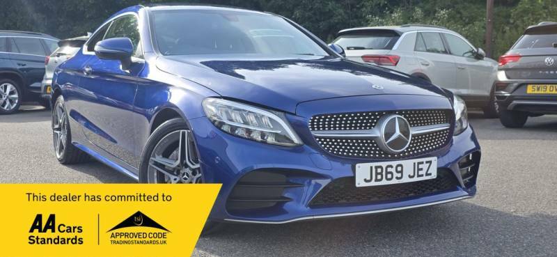 Mercedes-Benz C Class C180 Amg Line 9G-tronic Blue