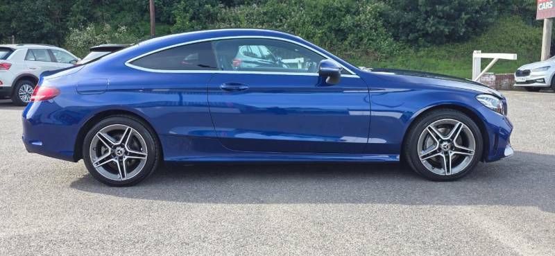 Mercedes-Benz C Class C180 Amg Line 9G-tronic Blue #2