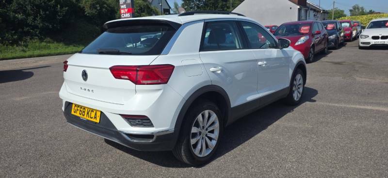 Volkswagen T-Roc 1.0 Tsi Se White #4