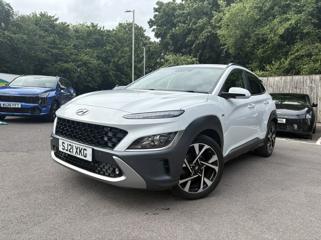 Hyundai Kona 1.0 Tgdi 48V Mhev Premium SJ21XKG White #3