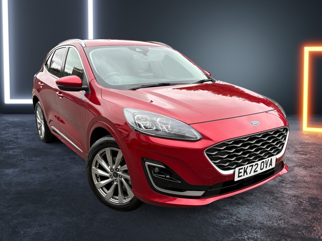 Ford Kuga 2.5 Phev Vignale Cvt EK72OVA Red