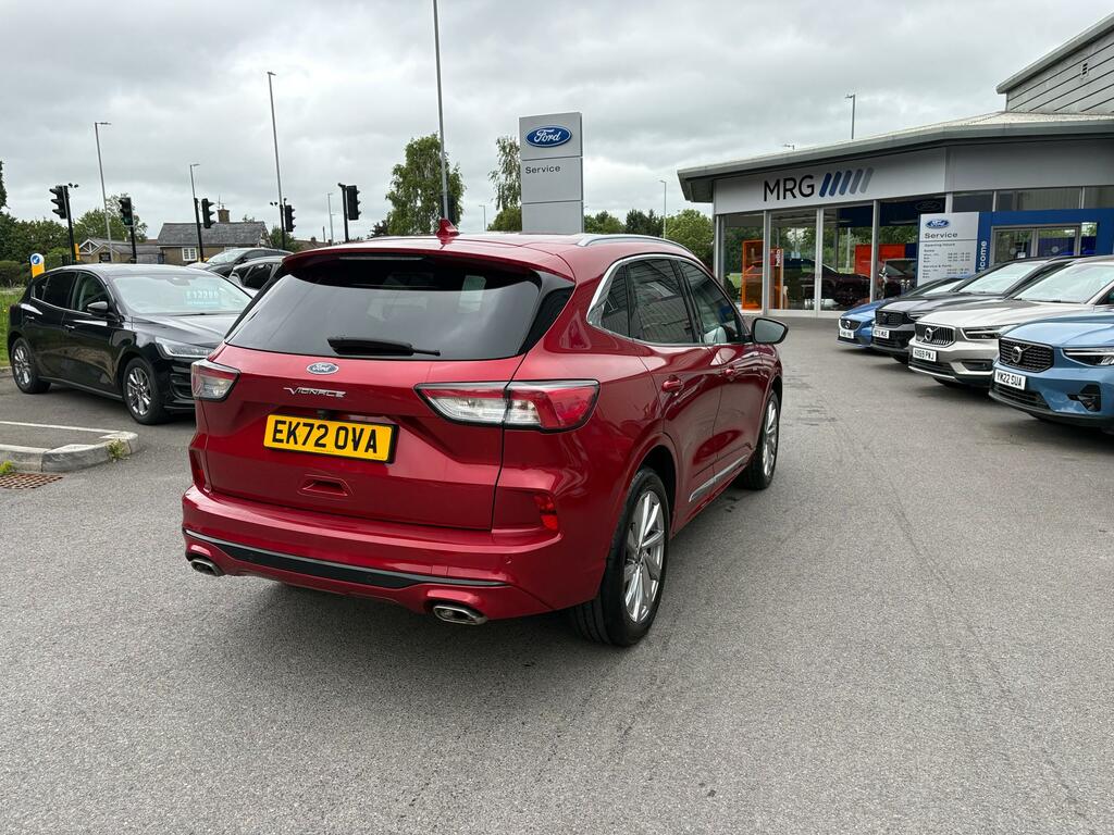 Ford Kuga 2.5 Phev Vignale Cvt EK72OVA Red #5