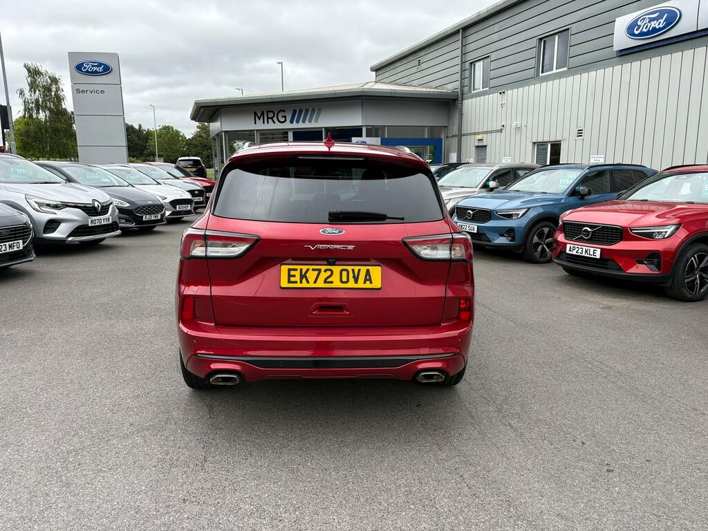 Ford Kuga 2.5 Phev Vignale Cvt EK72OVA Red #4
