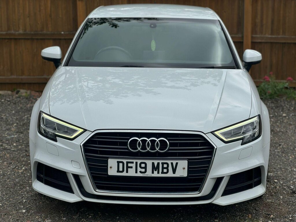 Audi A3 2.0 Tdi 35 S Line S Tronic Euro 6 Ss DF19MBV White #2