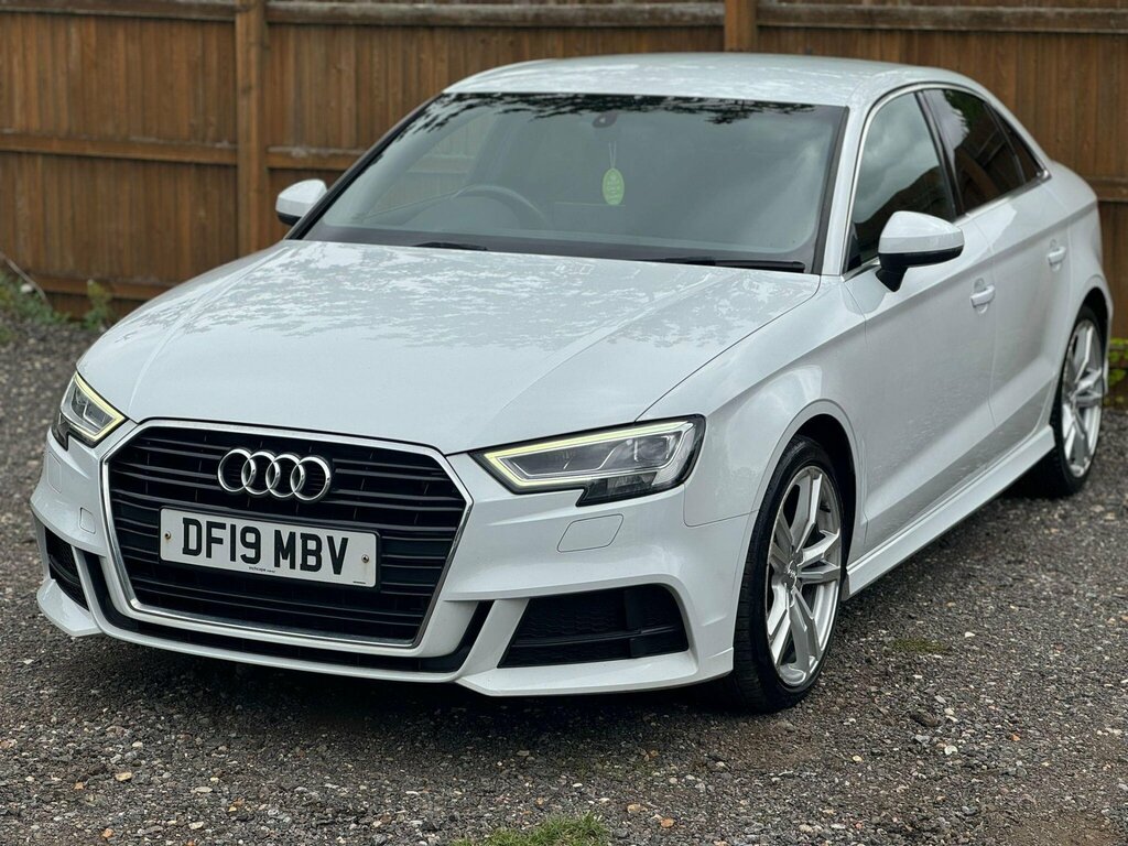Audi A3 2.0 Tdi 35 S Line S Tronic Euro 6 Ss DF19MBV White #6
