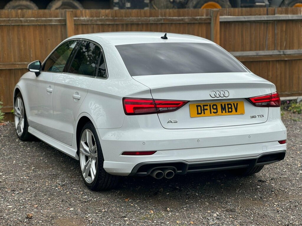 Audi A3 2.0 Tdi 35 S Line S Tronic Euro 6 Ss DF19MBV White #4