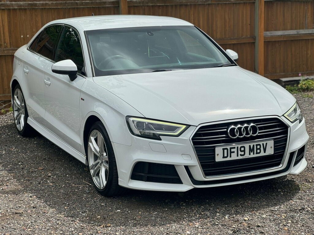 Audi A3 2.0 Tdi 35 S Line S Tronic Euro 6 Ss DF19MBV White #5