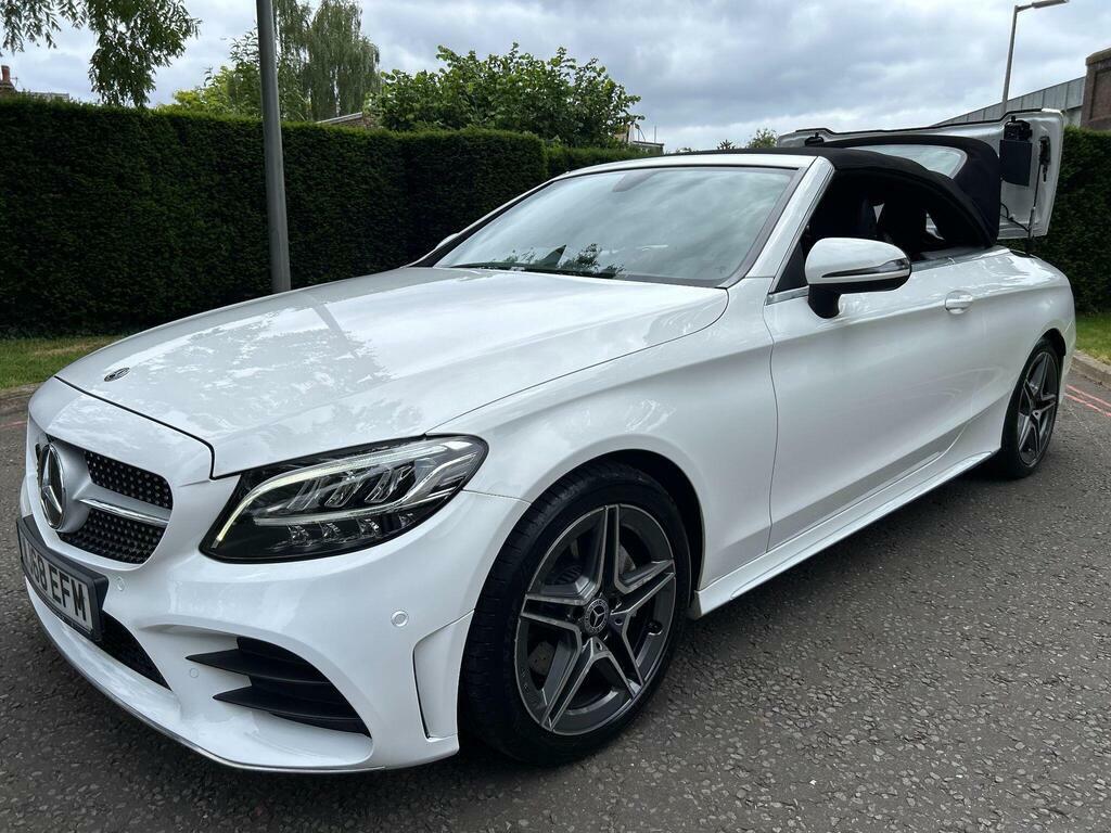 Mercedes-Benz C Class 1.5 C200 Mhev Amg Line Cabriolet G-tronic Euro 6 White #4