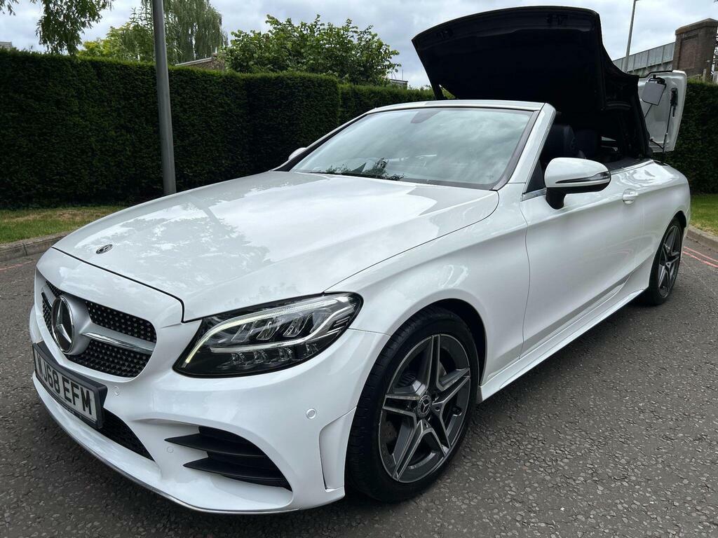 Mercedes-Benz C Class 1.5 C200 Mhev Amg Line Cabriolet G-tronic Euro 6 White #3