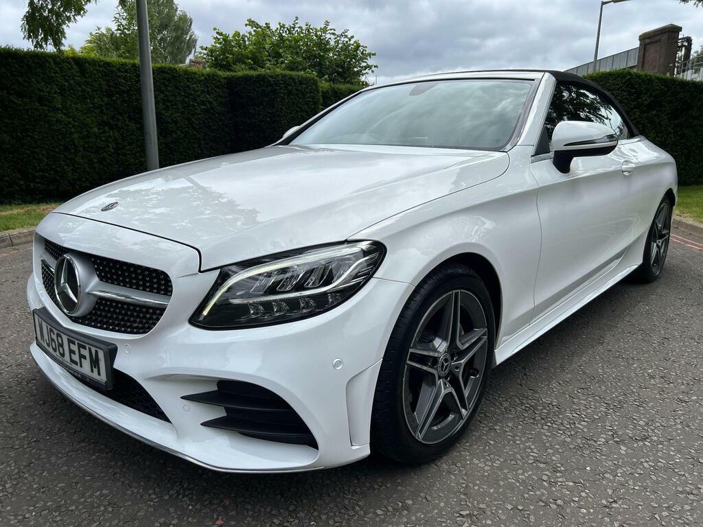 Mercedes-Benz C Class 1.5 C200 Mhev Amg Line Cabriolet G-tronic Euro 6 White #5