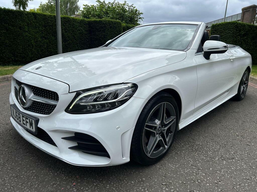 Mercedes-Benz C Class 1.5 C200 Mhev Amg Line Cabriolet G-tronic Euro 6 White