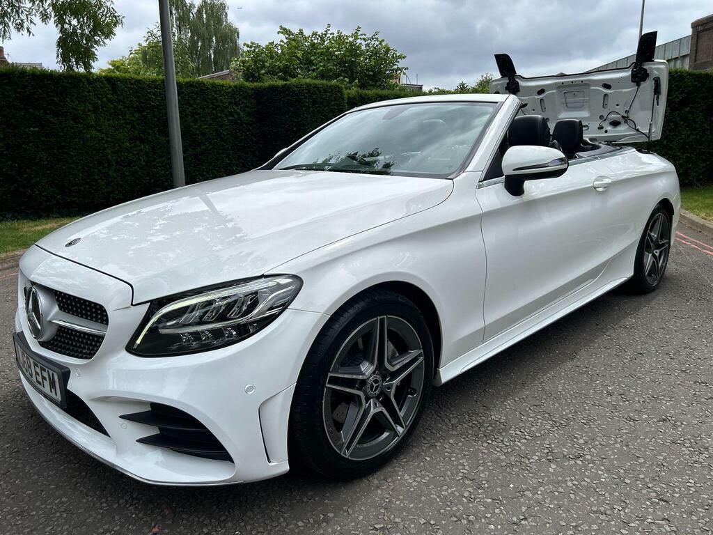 Mercedes-Benz C Class 1.5 C200 Mhev Amg Line Cabriolet G-tronic Euro 6 White #2