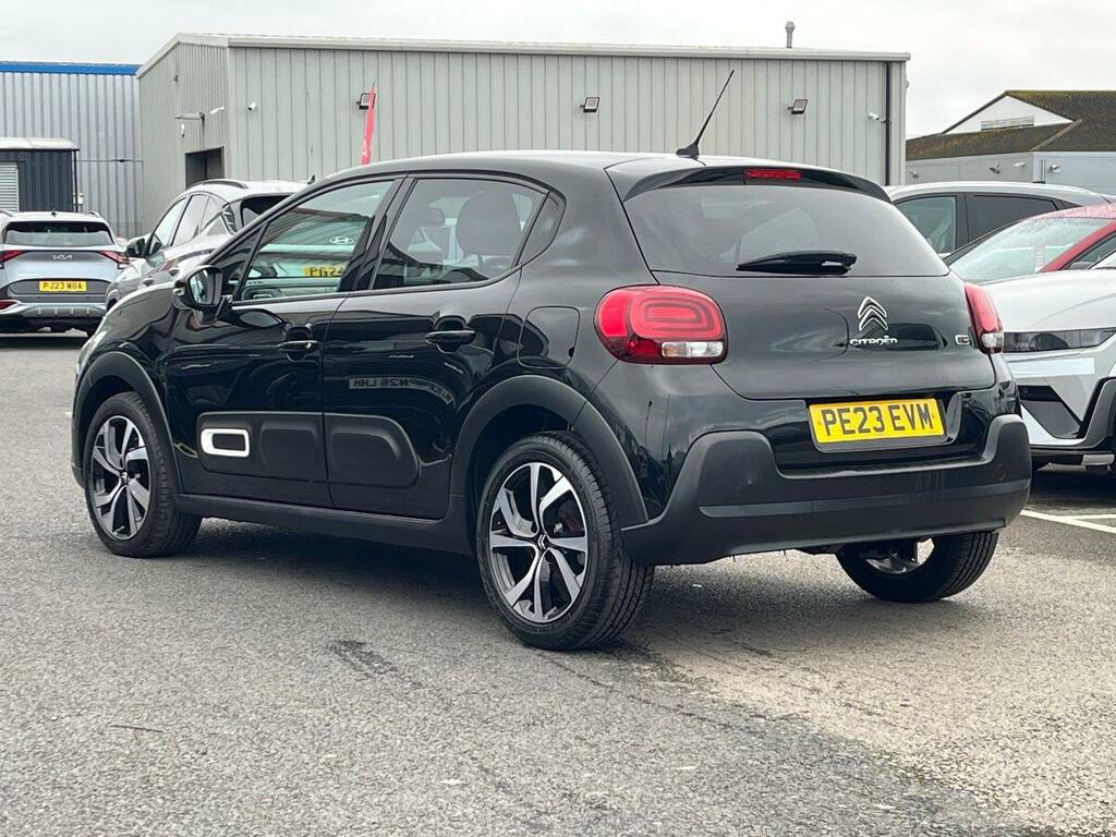 Citroen C3 1.2 Puretech Shine Plus Hatchback Eat6 PE23EVM Black #3