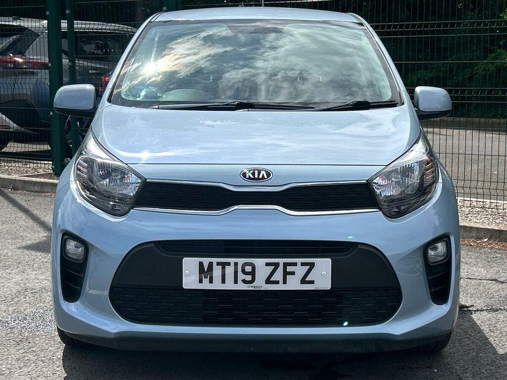 Kia Picanto 1.0 Wave Hatchback Euro 6 66 Bh MT19ZFZ Blue #4