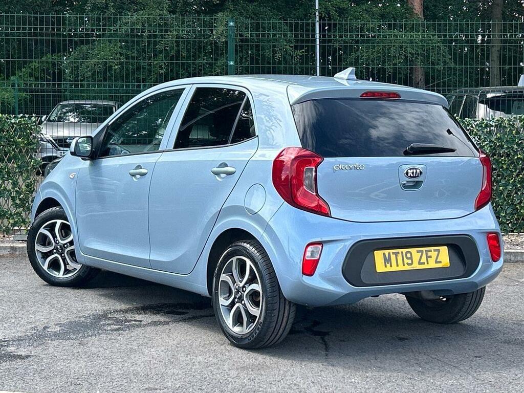 Kia Picanto 1.0 Wave Hatchback Euro 6 66 Bh MT19ZFZ Blue #3