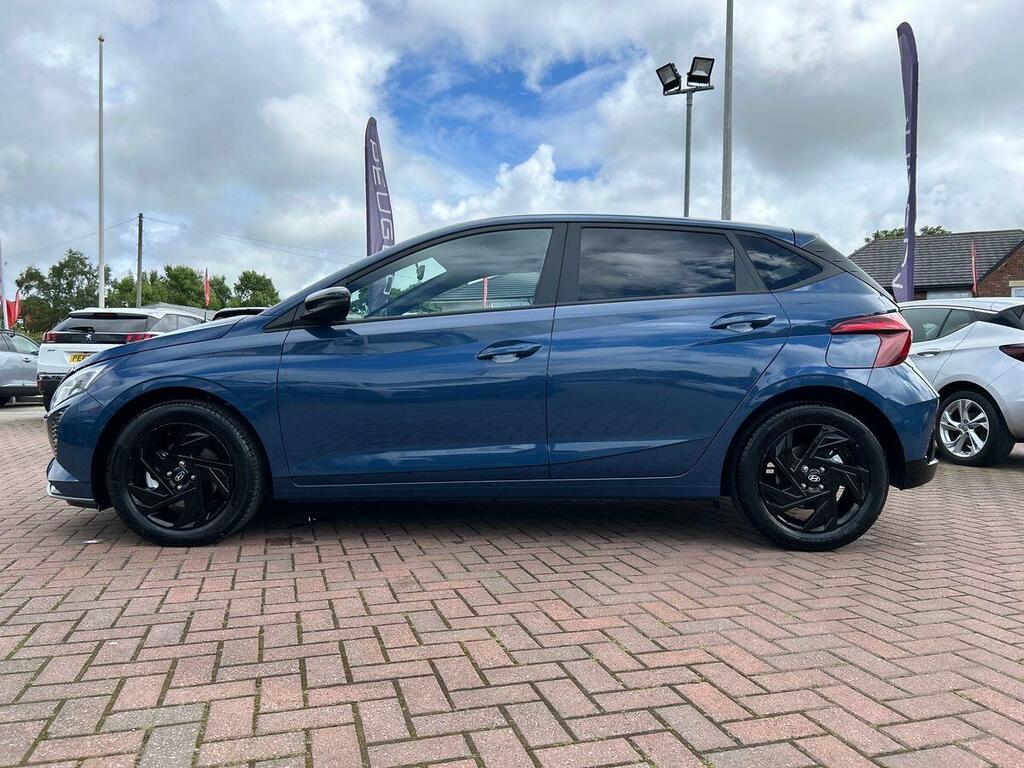 Hyundai I20 1.0 T-gdi Black Line Hatchback Dct Euro PK26VEU Blue #6