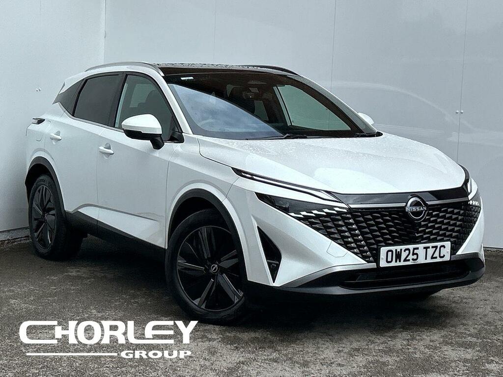 Nissan Qashqai 1.3 Dig-t Mhev Tekna Suv Hybrid Xtron E White