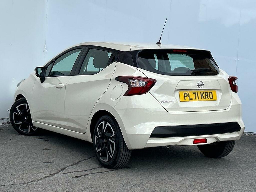 Nissan Micra 1.0 Ig-t Acenta Hatchback Xtron Euro 6 PL71KRO White #3