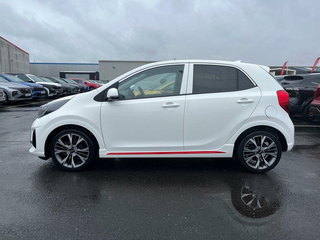 Kia Picanto 1.0 Dpi Gt-line Hatchback Amt Euro 6 S PF23LSZ White #6
