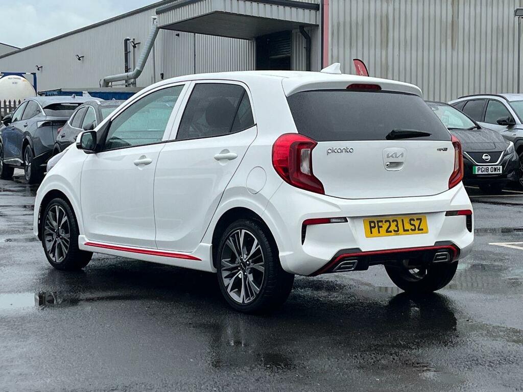 Kia Picanto 1.0 Dpi Gt-line Hatchback Amt Euro 6 S PF23LSZ White #3