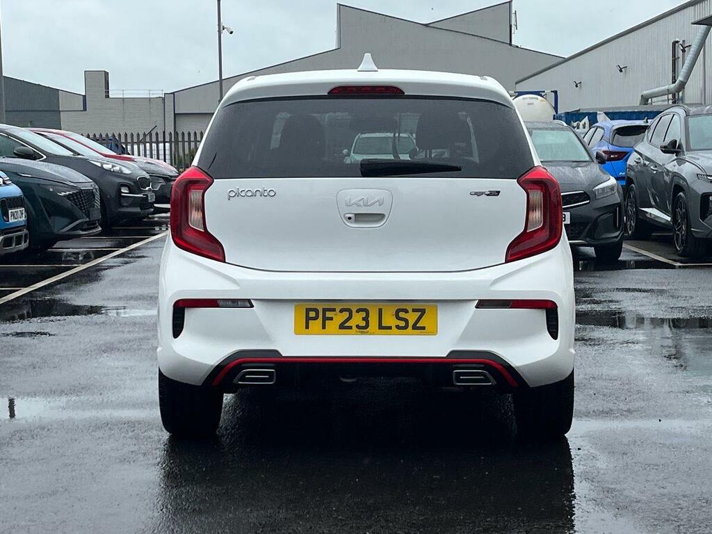 Kia Picanto 1.0 Dpi Gt-line Hatchback Amt Euro 6 S PF23LSZ White #5