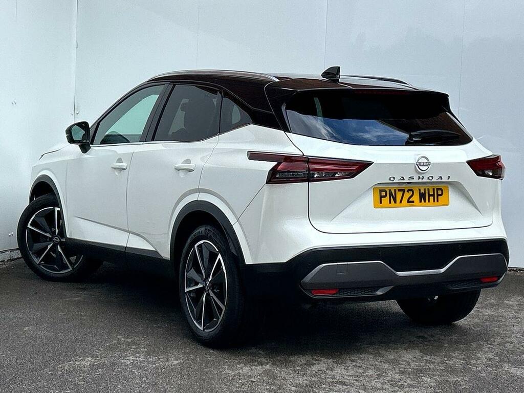 Nissan Qashqai 1.3 Dig-t Mhev Tekna Suv Hybrid Xtron E PN72WHP White #3