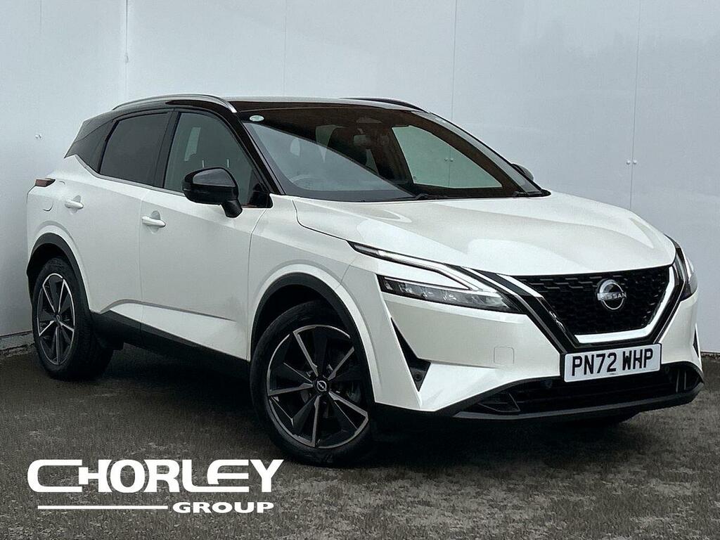 Nissan Qashqai 1.3 Dig-t Mhev Tekna Suv Hybrid Xtron E White
