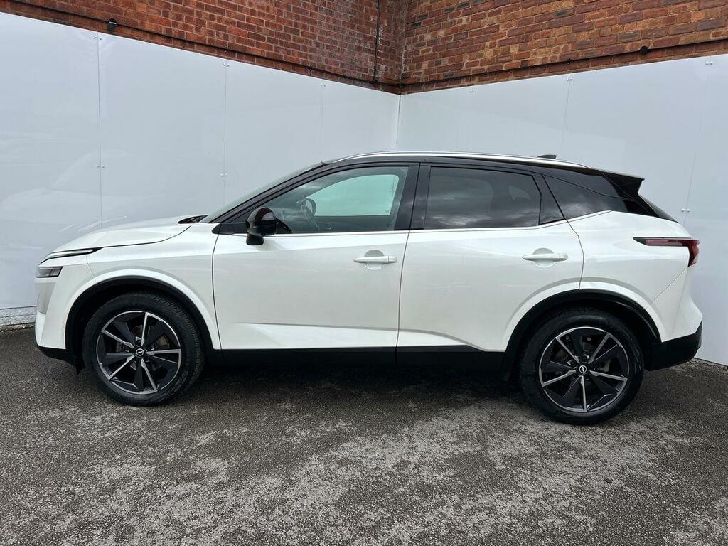 Nissan Qashqai 1.3 Dig-t Mhev Tekna Suv Hybrid Xtron E PN72WHP White #6