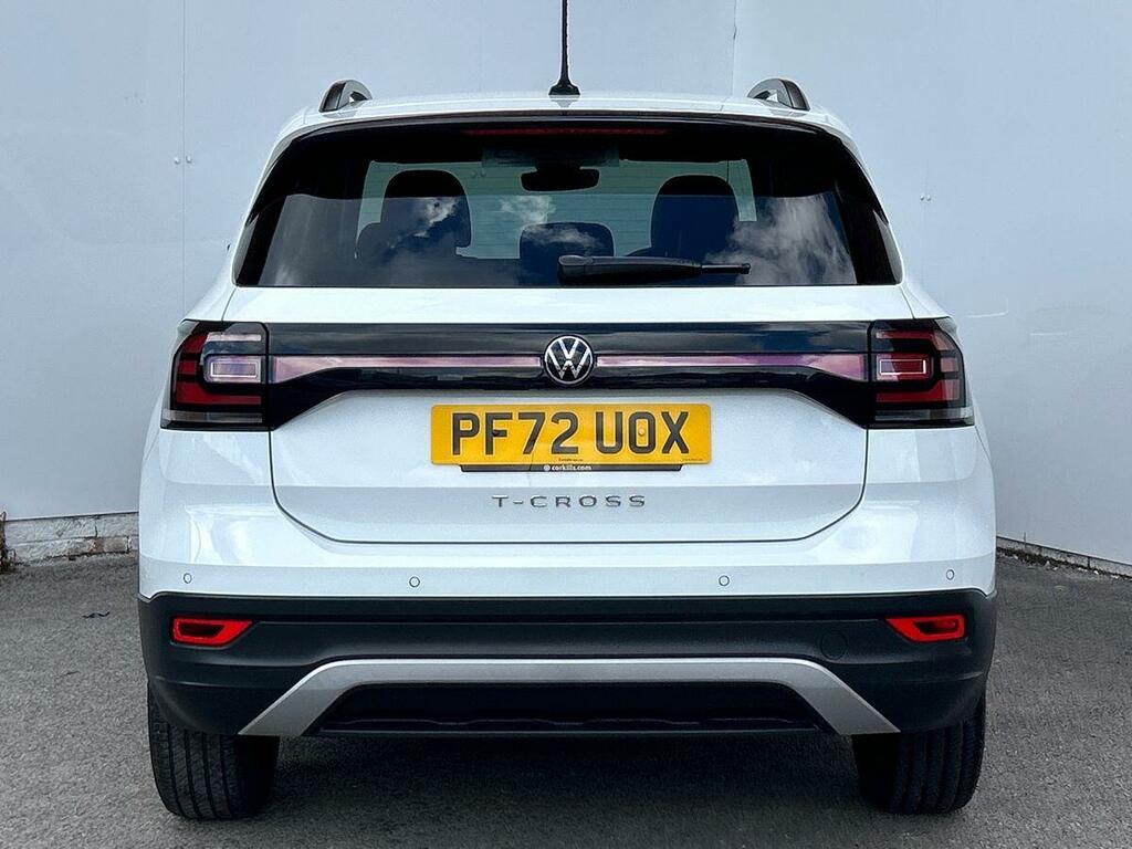 Volkswagen T-Cross 1.0 Tsi Black Edition Suv Euro 6 PF72UOX White #5
