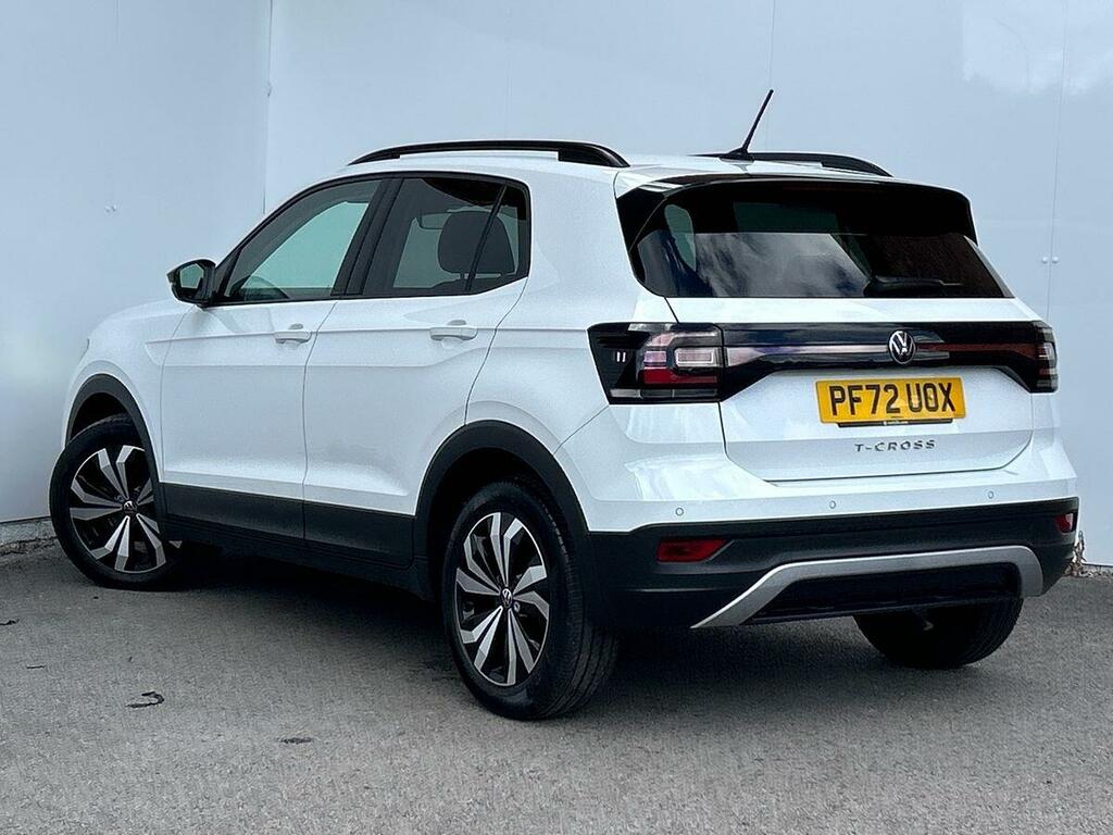 Volkswagen T-Cross 1.0 Tsi Black Edition Suv Euro 6 PF72UOX White #3