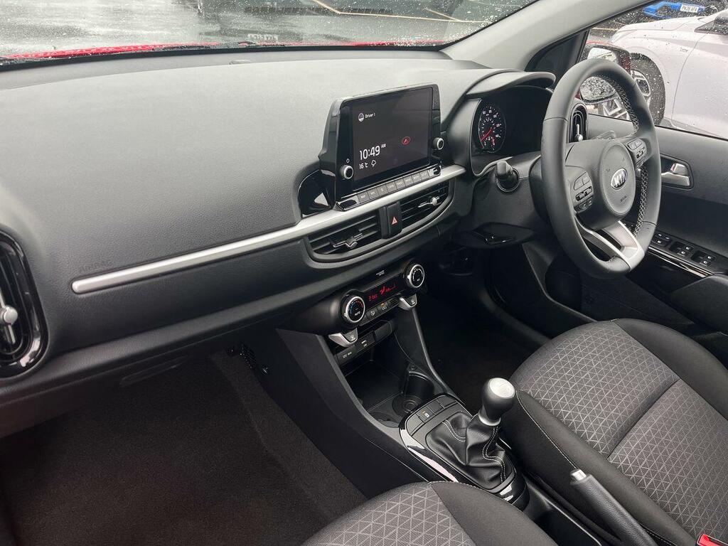 Kia Picanto 1.0 Dpi 3 Hatchback Euro 6 Ss Red #2
