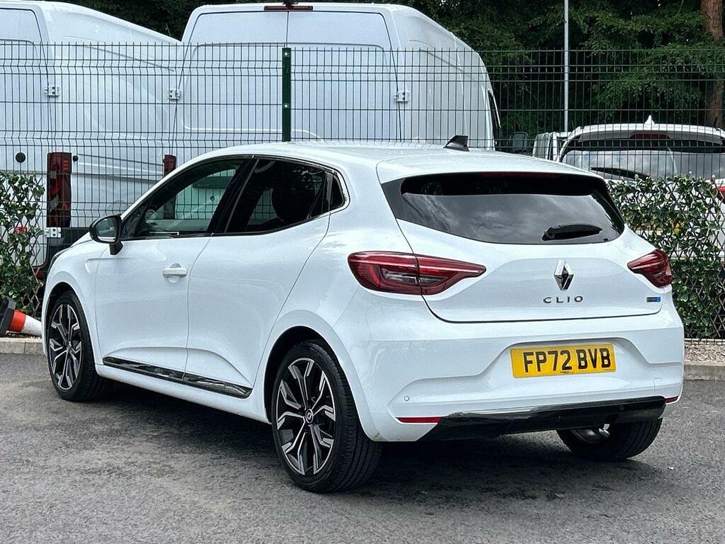 Renault Clio 1.6 E-tech Techno Hatchback Hybrid FP72BVB White #3