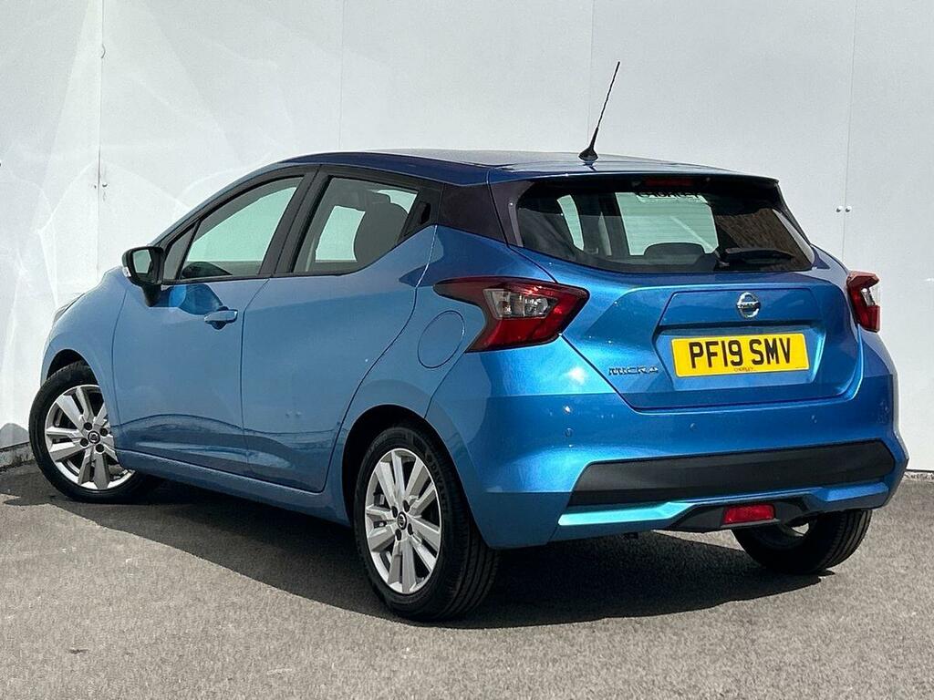 Nissan Micra 1.0 Ig-t Acenta Hatchback Xtron Euro 6 Blue #3