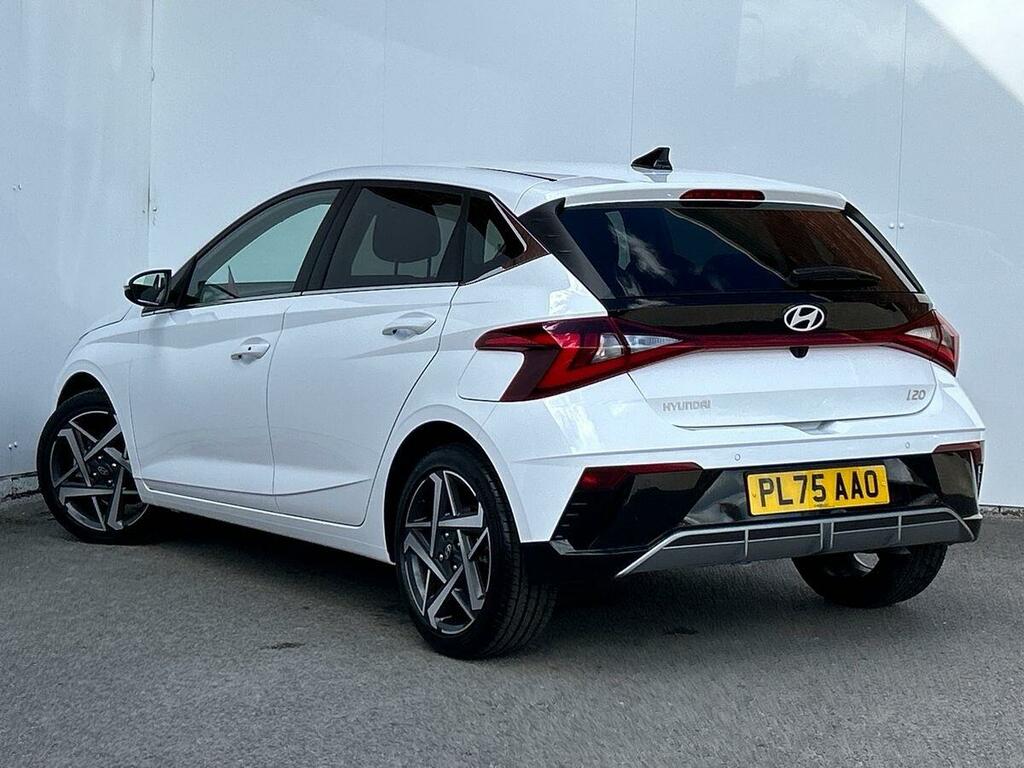 Hyundai I20 1.0 T-gdi Tech Line Hatchback Dct Euro White #3