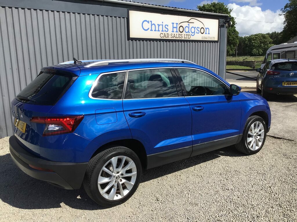 Skoda Karoq Se L Tsi 1.0 109 Bhp One Owner Onl Blue #4