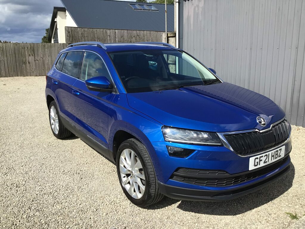 Skoda Karoq Se L Tsi 1.0 109 Bhp One Owner Onl Blue #3