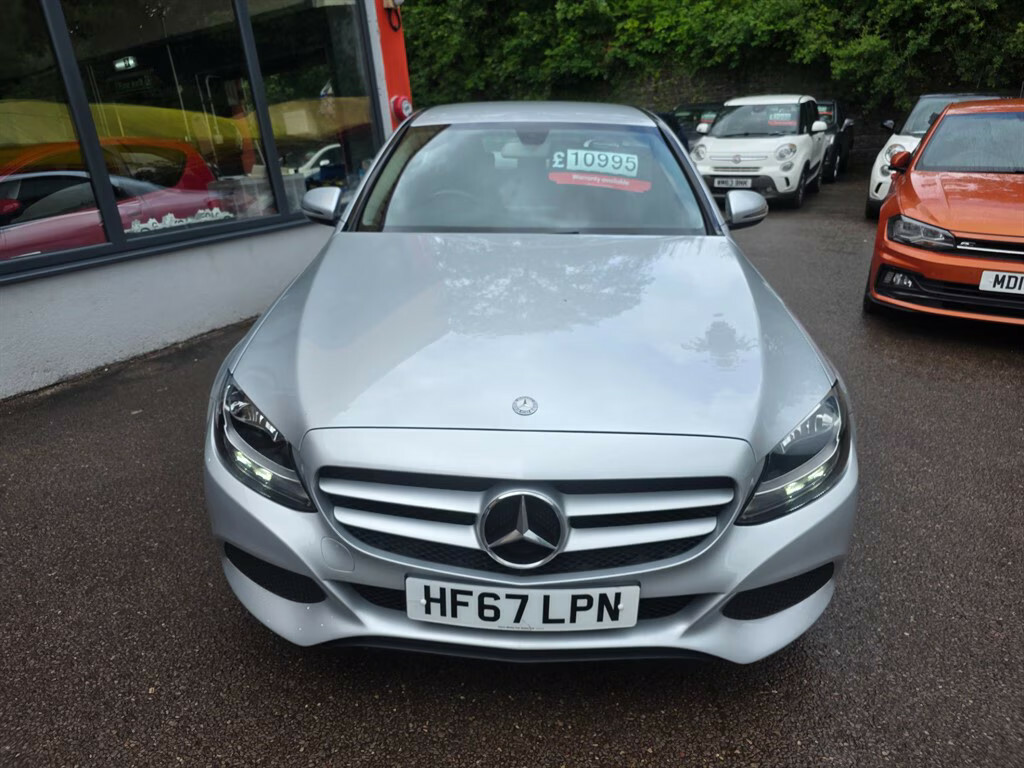 Mercedes-Benz C Class C220d Se 9G-tronic Saloon HF67LPN Silver #2