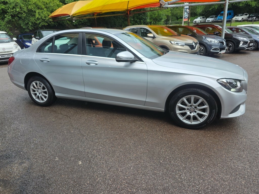 Mercedes-Benz C Class C220d Se 9G-tronic Saloon HF67LPN Silver #4