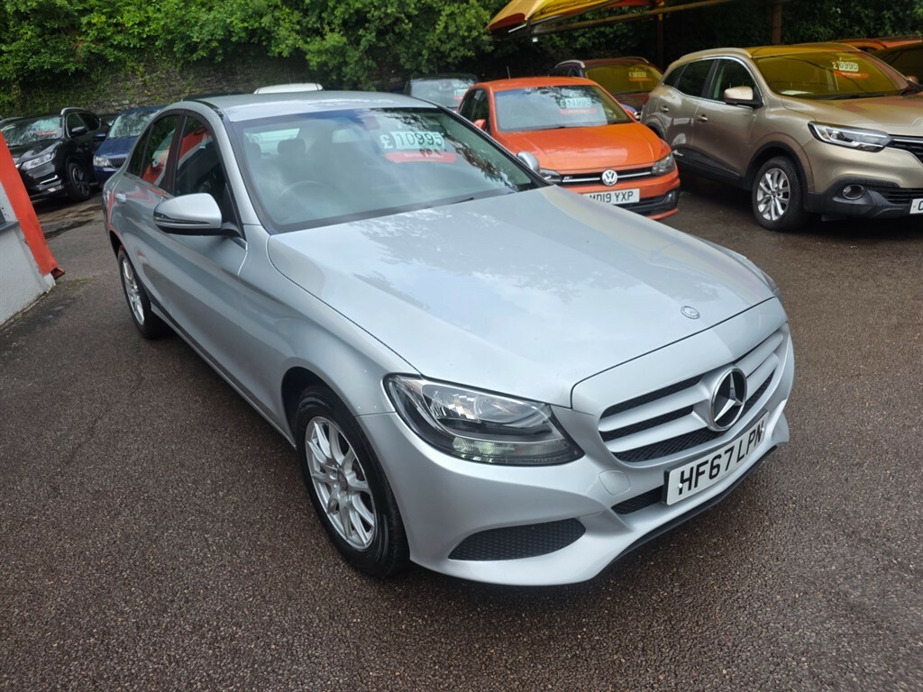 Mercedes-Benz C Class C220d Se 9G-tronic Saloon HF67LPN Silver #3