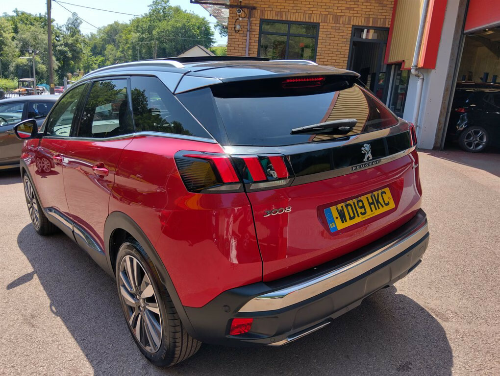 Peugeot 3008 S S Gt Line Hatchback WD19HKC Red #5
