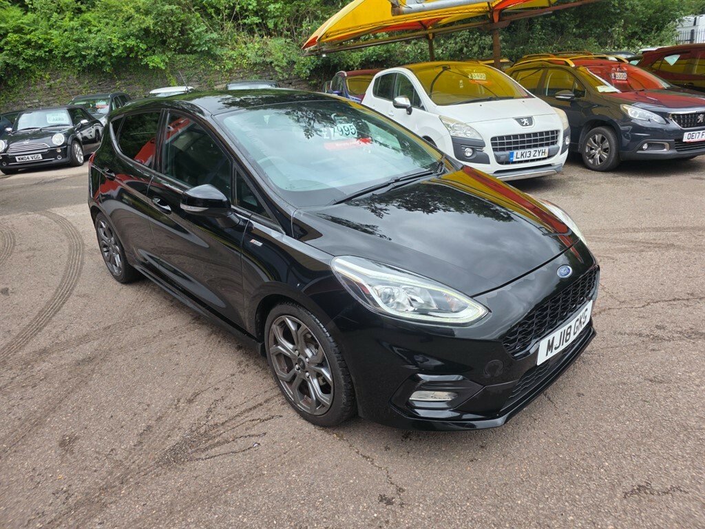 Ford Fiesta St-line Hatchback MJ18GKG Black #3