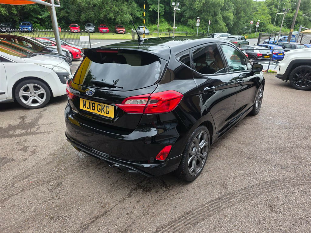 Ford Fiesta St-line Hatchback MJ18GKG Black #5